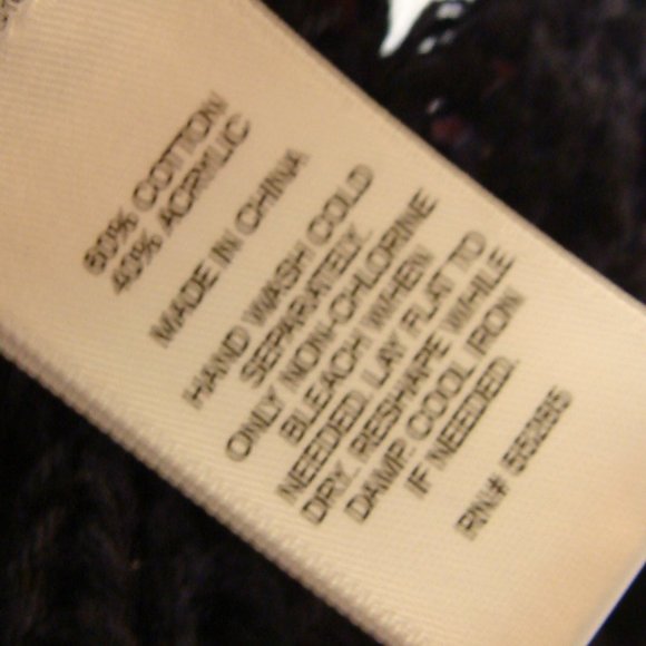 EXPRESS Blue & Black Short Sleeve CHUNKY Knit Open Front CARDIGAN Sweater Sz S - Picture 4 of 5